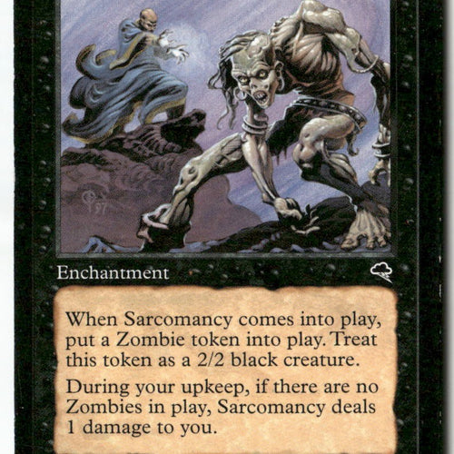 MTG Sarcomancy Tempest LP Magic The Gathering