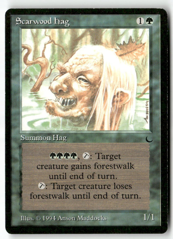 MTG Scarwood Hag The Dark LP Magic The Gathering