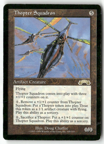 MTG Thopter Squadron Exodus LP Magic The Gathering