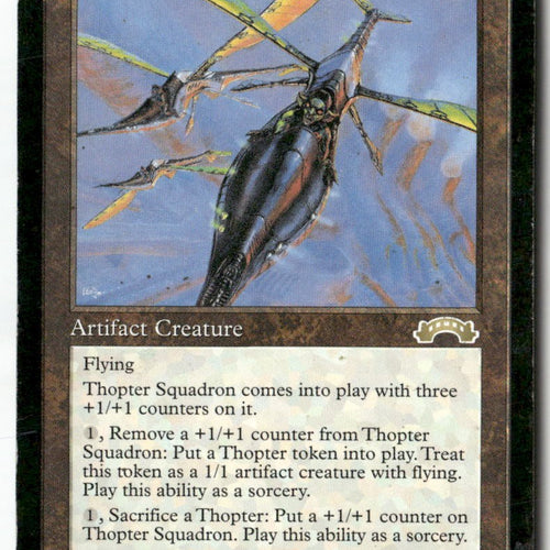 MTG Thopter Squadron Exodus LP Magic The Gathering