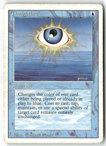 MTG Thoughtlace Revised Edition LP Magic The Gathering