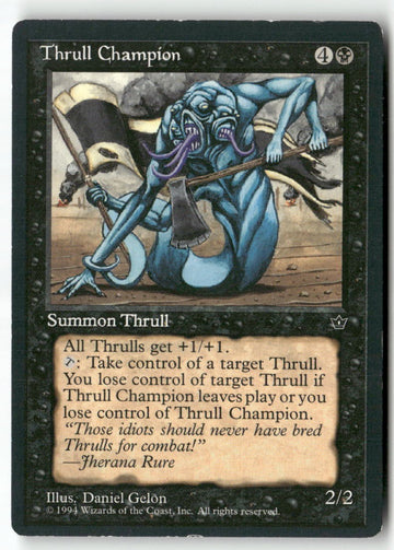 MTG Thrull Champion Fallen Empires LP Magic The Gathering