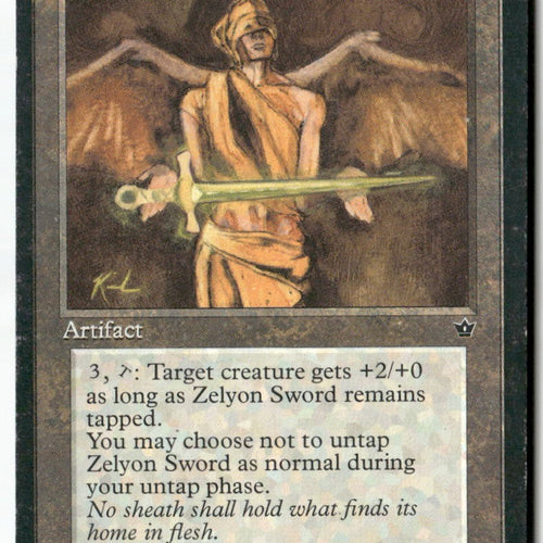 MTG Zelyon Sword Fallen Empires LP Magic The Gathering