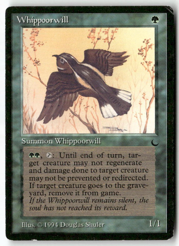 MTG Whippoorwill The Dark LP Magic The Gathering