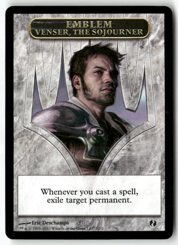 MTG Emblem - Venser, the Sojourner Duel Decks: Venser vs. Koth LP Magic The Gath