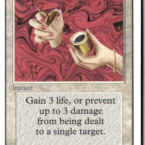 MTG Healing Salve Unlimited Edition LP Magic The Gathering