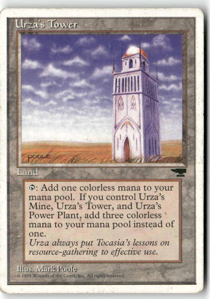 MTG Urza's Tower (Plains) Chronicles LP Magic The Gathering