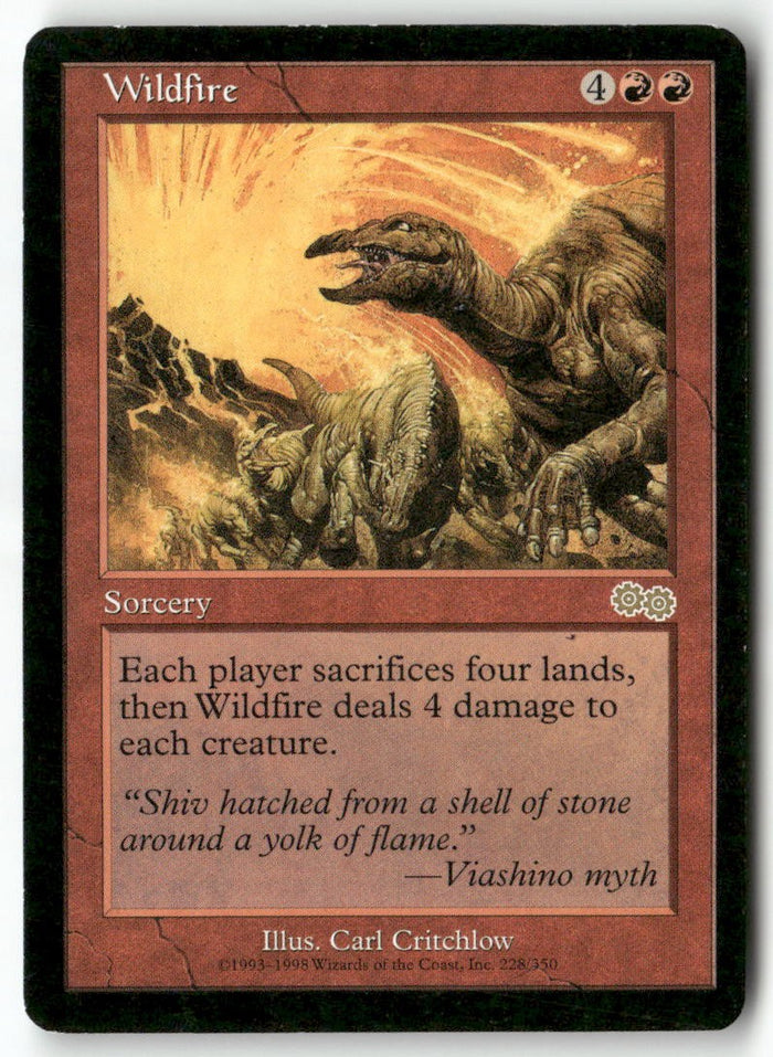 MTG Wildfire Urza's Saga LP Magic The Gathering