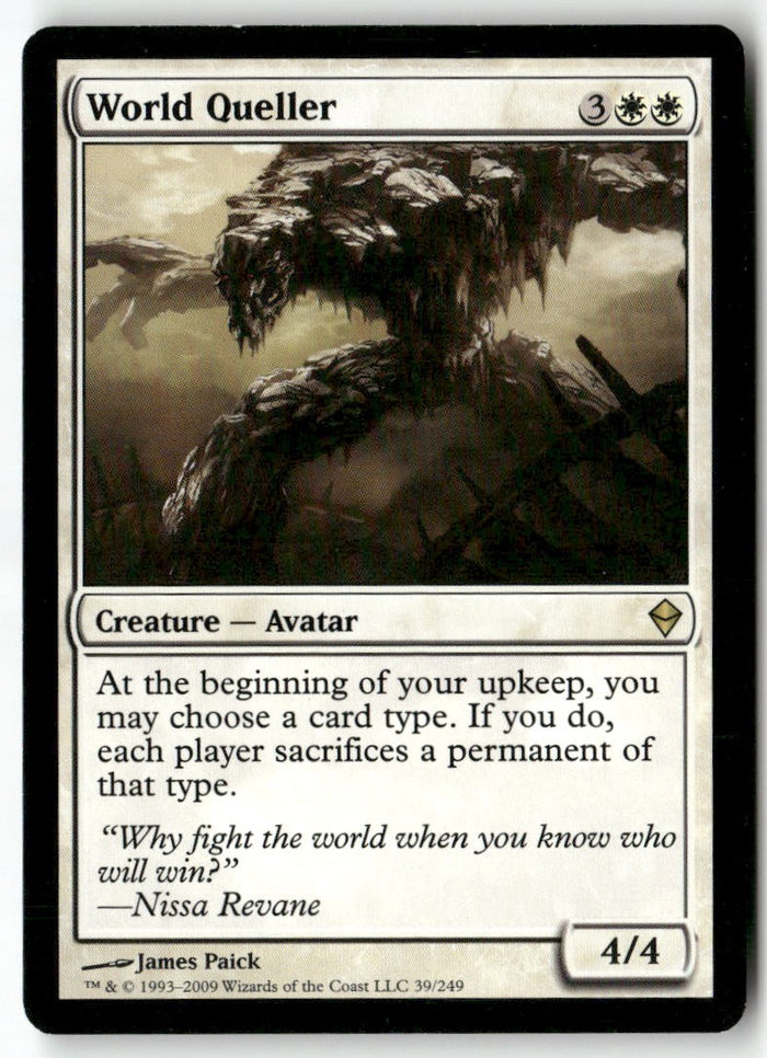 MTG World Queller Zendikar LP Magic The Gathering