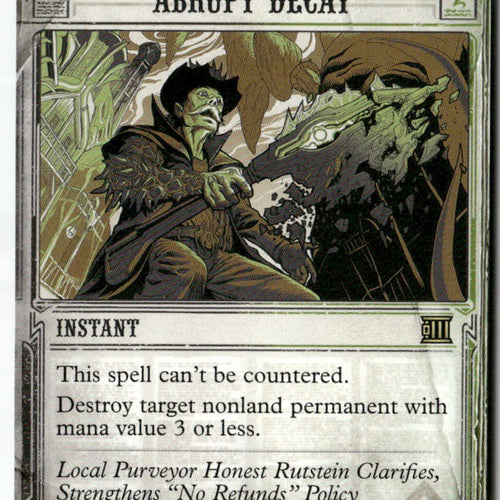 MTG Abrupt Decay Outlaws of Thunder Junction LP Magic The Gathering