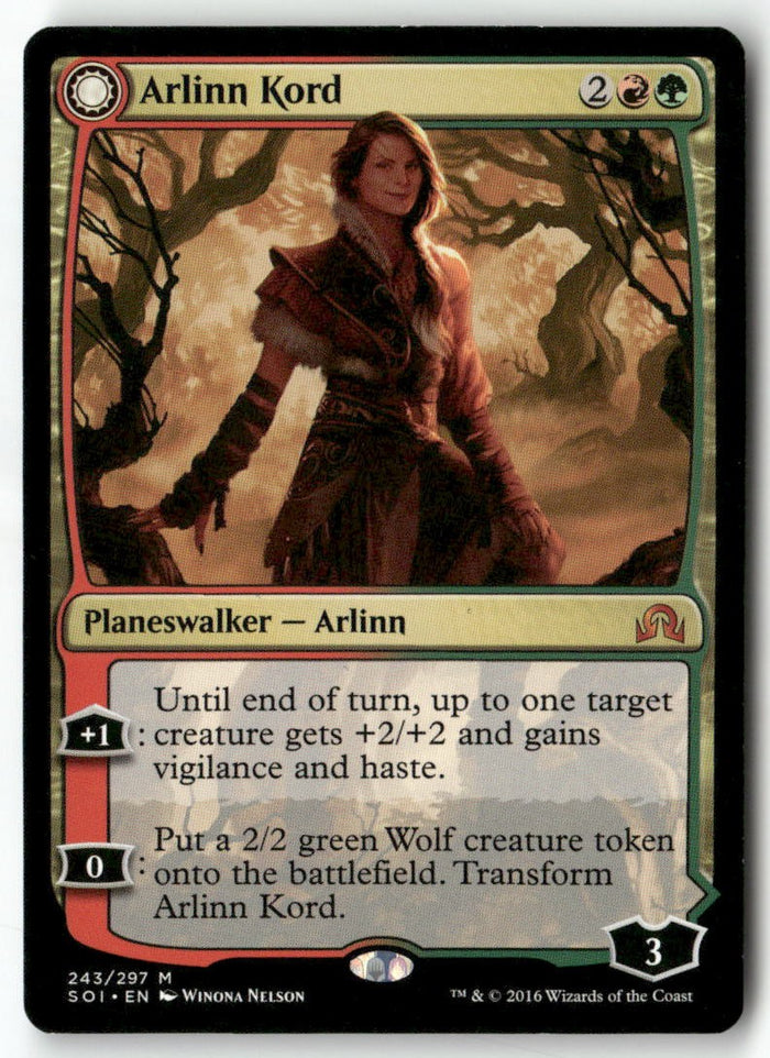 MTG Arlinn Kord Shadows over Innistrad LP Magic The Gathering