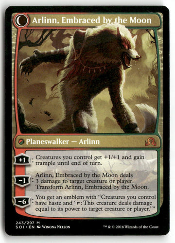 MTG Arlinn Kord Shadows over Innistrad LP Magic The Gathering (back)