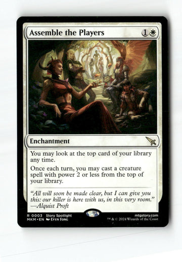 MTG Assemble the Players Murders at Karlov Manor LP Magic The Gathering