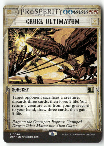 MTG Cruel Ultimatum Outlaws of Thunder Junction: Breaking News LP