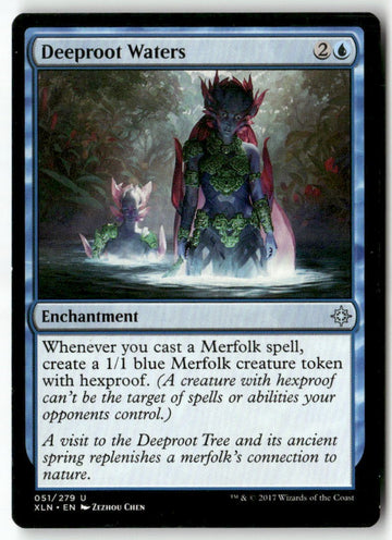 MTG Deeproot Waters Ixalan LP Magic The Gathering
