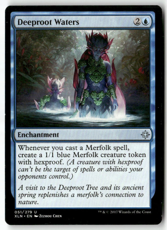 MTG Deeproot Waters Ixalan LP Magic The Gathering