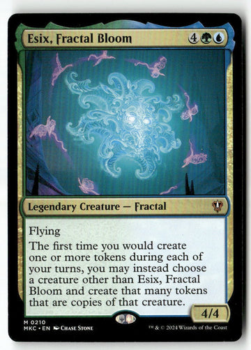 MTG Esix, Fractal Bloom Commander: Murders at Karlov Manor LP Magic The Gatherin