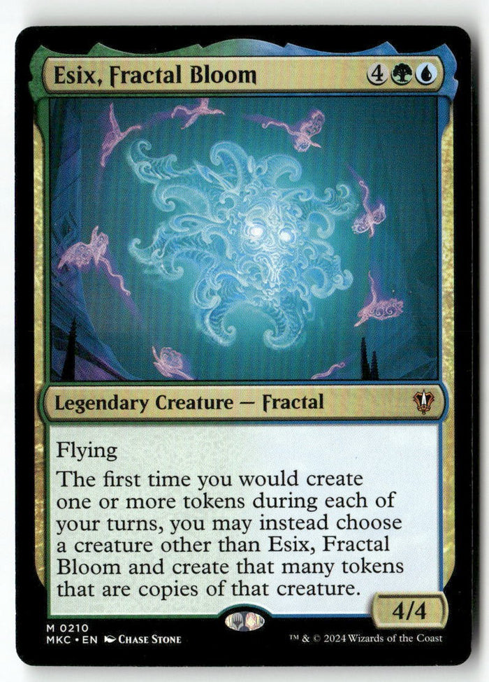 MTG Esix, Fractal Bloom Commander: Murders at Karlov Manor LP Magic The Gatherin