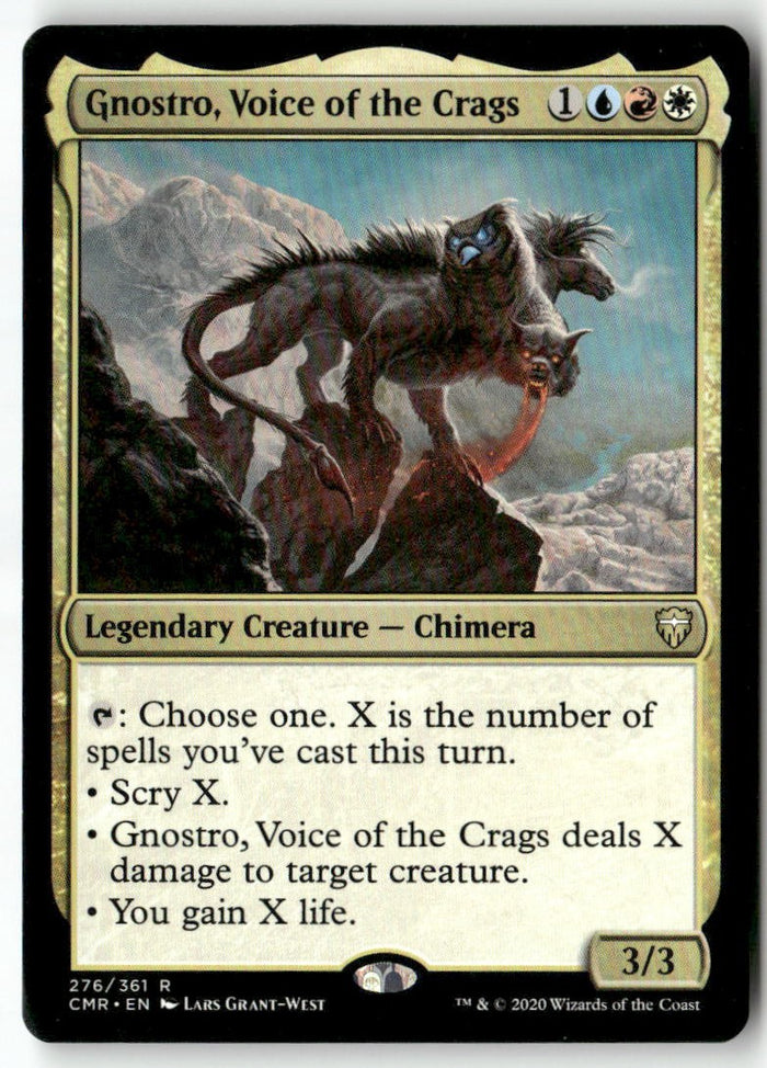 MTG Gnostro, Voice of the Crags Commander Legends LP Magic The Gathering