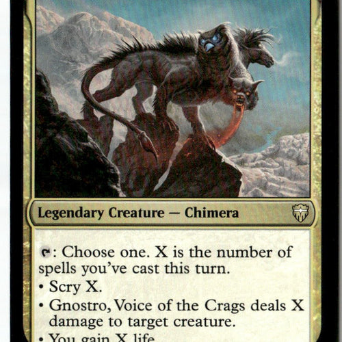MTG Gnostro, Voice of the Crags Commander Legends LP Magic The Gathering