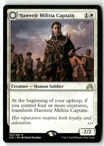 MTG Hanweir Militia Captain Shadows over Innistrad LP Magic The Gathering