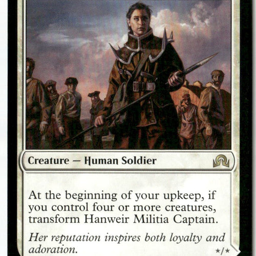 MTG Hanweir Militia Captain Shadows over Innistrad LP Magic The Gathering