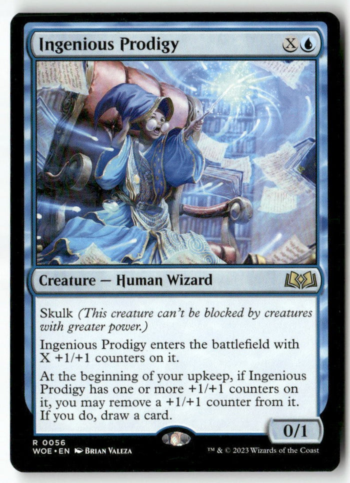MTG Ingenious Prodigy Wilds of Eldraine LP Magic The Gathering