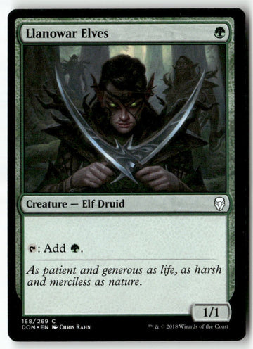 MTG Llanowar Elves Dominaria LP Magic The Gathering