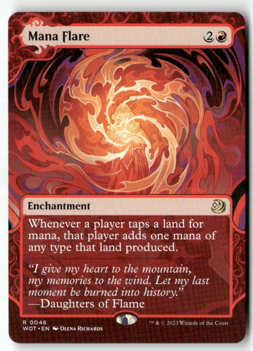 MTG Mana Flare Wilds of Eldraine: Enchanting Tales LP Magic The Gathering