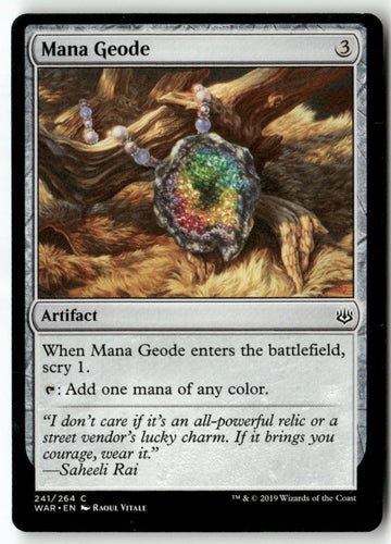 MTG Mana Geode War of the Spark LP Magic The Gathering