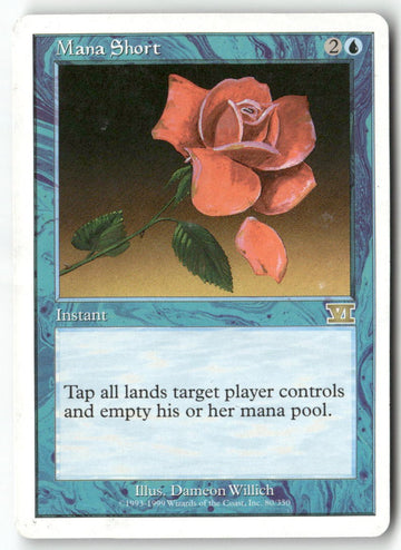 MTG Mana Short Classic Sixth Edition LP Magic The Gathering