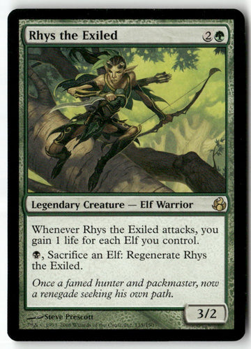 MTG Rhys the Exiled Morningtide LP Magic The Gathering