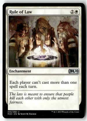 MTG Rule of Law Core Set 2020 LP Magic The Gathering