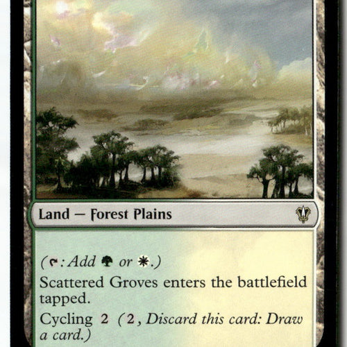 MTG Scattered Groves Commander: Murders at Karlov Manor LP Magic The Gathering