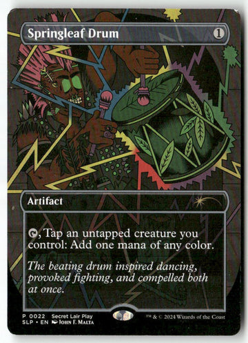 MTG Springleaf Drum Secret Lair Showdown LP Magic The Gathering