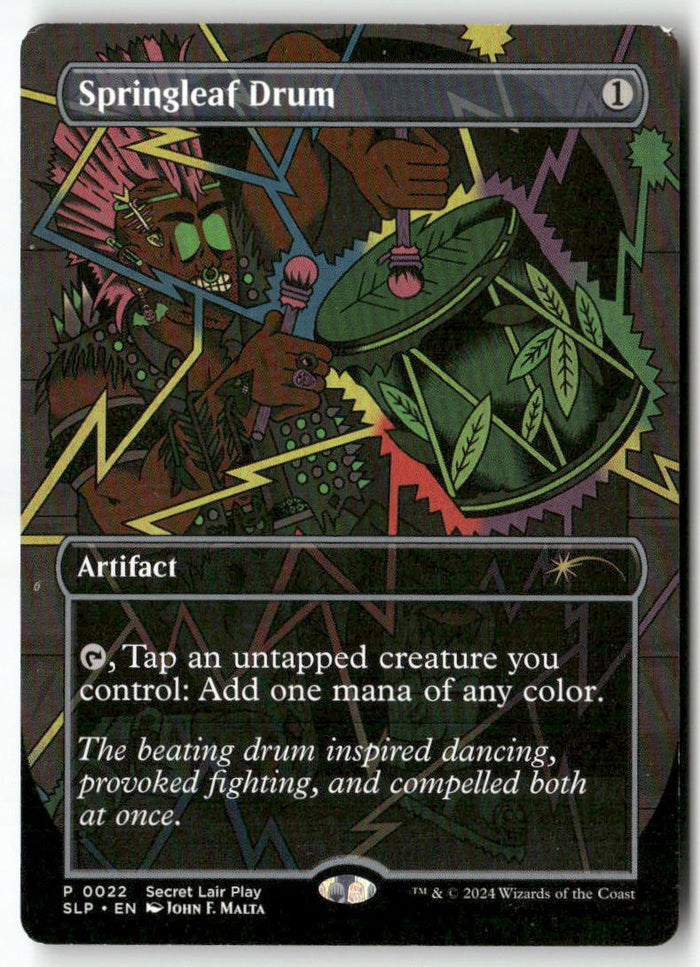 MTG Springleaf Drum Secret Lair Showdown LP Magic The Gathering