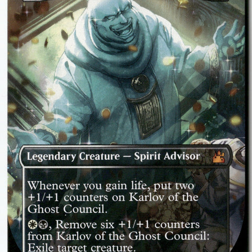 MTG Karlov of the Ghost Council (Anime Borderless) Ravnica Remastered LP