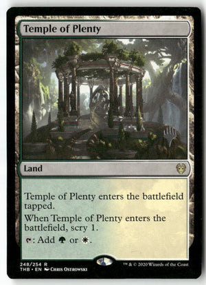 MTG Temple of Plenty Theros Beyond Death LP Magic The Gathering