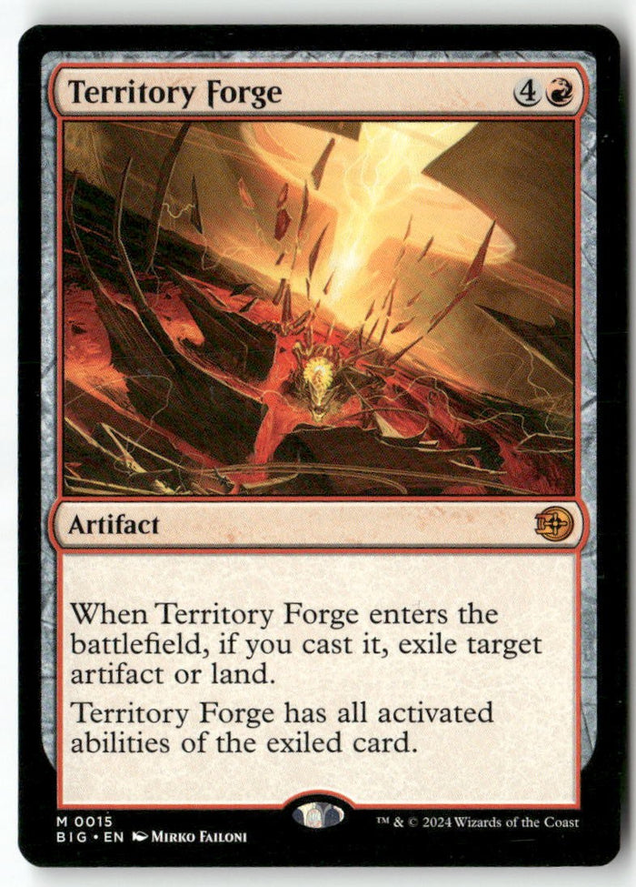 MTG Territory Forge Outlaws of Thunder Junction: The Big Score LP