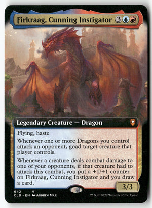 MTG Firkraag, Cunning Instigator (Extended Art) Commander Legends LP