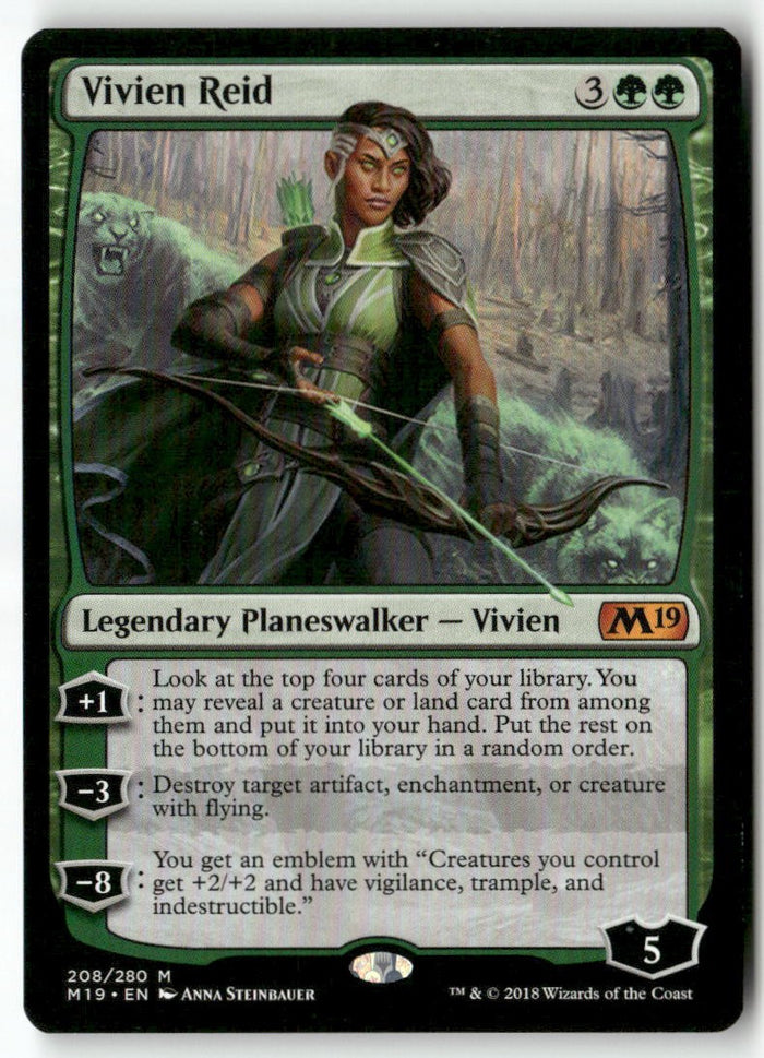 MTG Vivien Reid Core Set 2019 LP Magic The Gathering