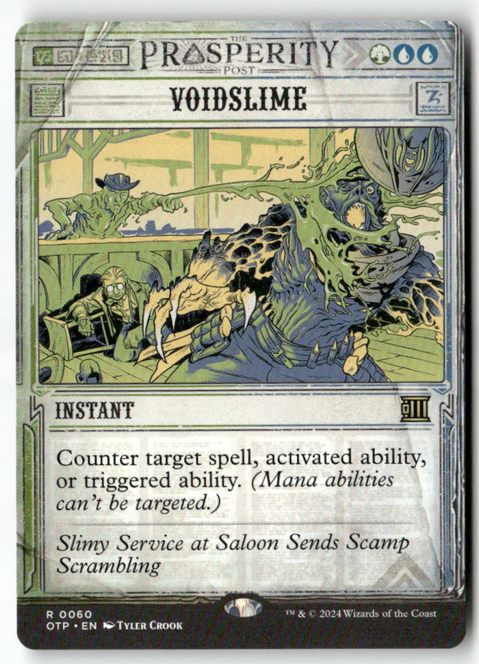 MTG Voidslime Outlaws of Thunder Junction: Breaking News LP Magic The Gathering
