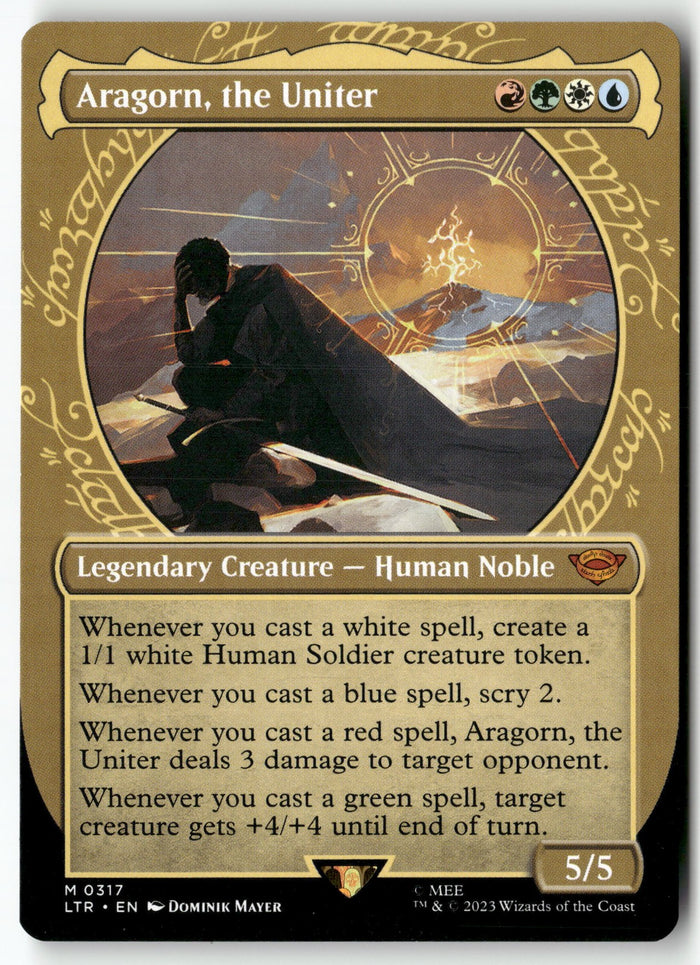 MTG Aragorn, the Uniter (Showcase) Universes Beyond: The Lord of the Rings LP