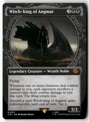 MTG Witch-king of Angmar (Showcase) Universes Beyond: The Lord of the Rings