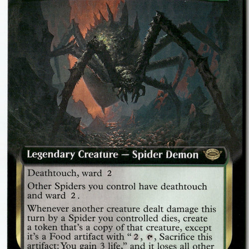 MTG Shelob, Child of Ungoliant (Extended Art) Universes Beyond Lord of the Rings