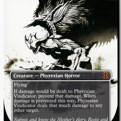 MTG Phyrexian Vindicator (Showcase) Phyrexia: All Will Be One