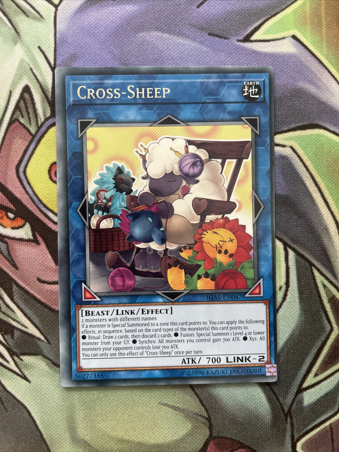 IGAS-EN047 Cross-Sheep MISCUT Rare Unlim Edition NM Yugioh Card