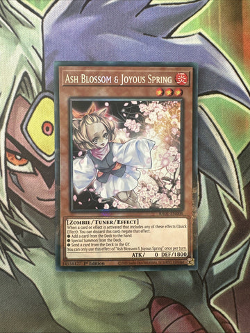 RA01-EN008 Ash Blossom & Joyous Spring Collectors 1st Edition NM Yugioh Card