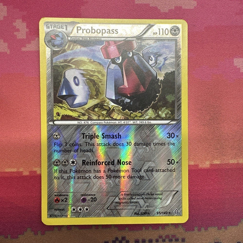 Pokemon Card Probopass Primal Clash Reverse Holo Rare 95/160 Near Mint