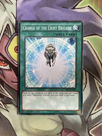 SR02-EN033 Charge Of The Light Brigade Common 1st Edition NM Yugioh Card